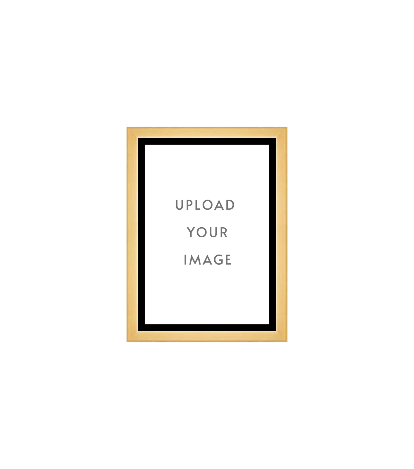 4.1 GOLD FRAME 5x7 black matting