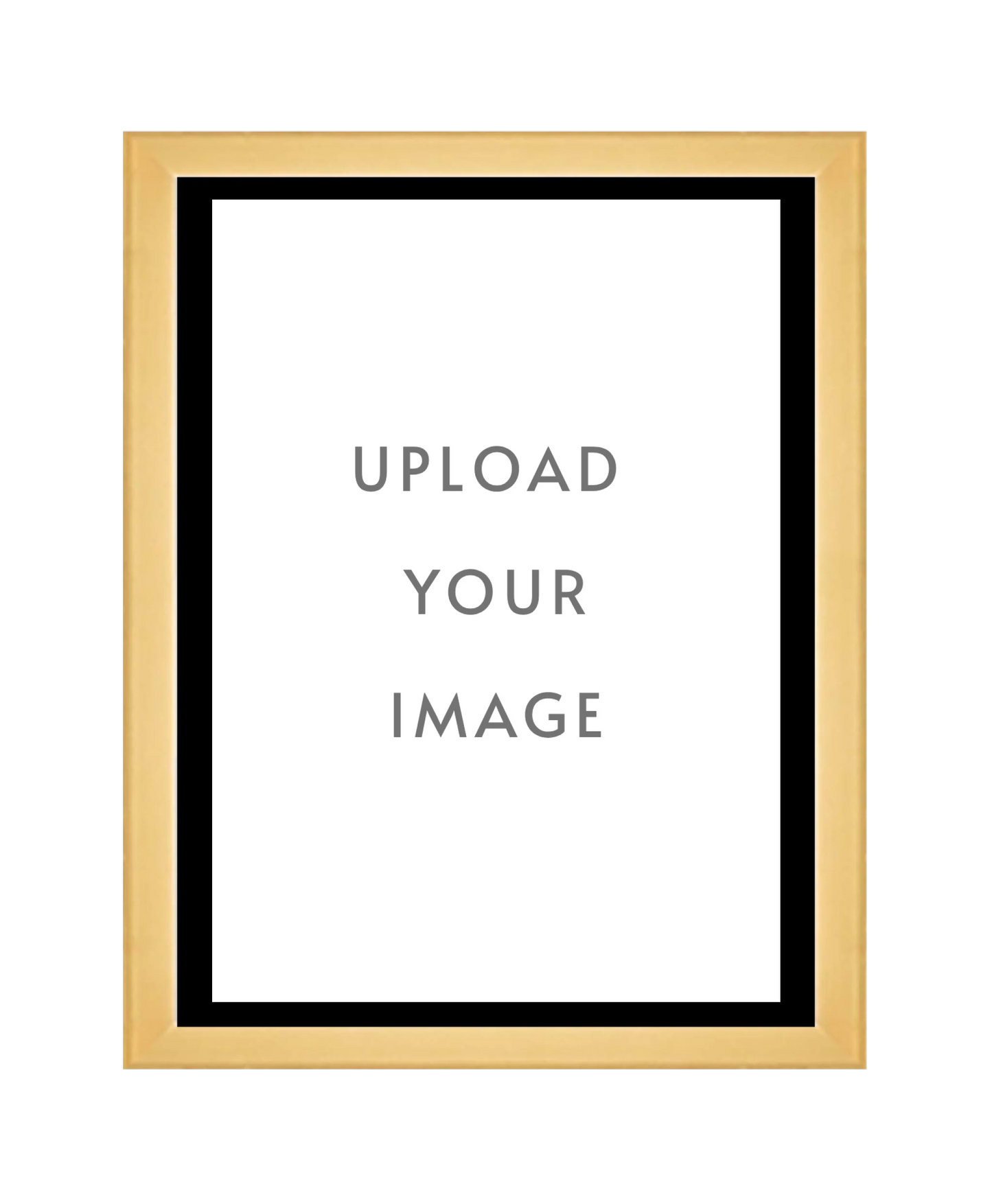 4.1 GOLD FRAME 18x24 black matting