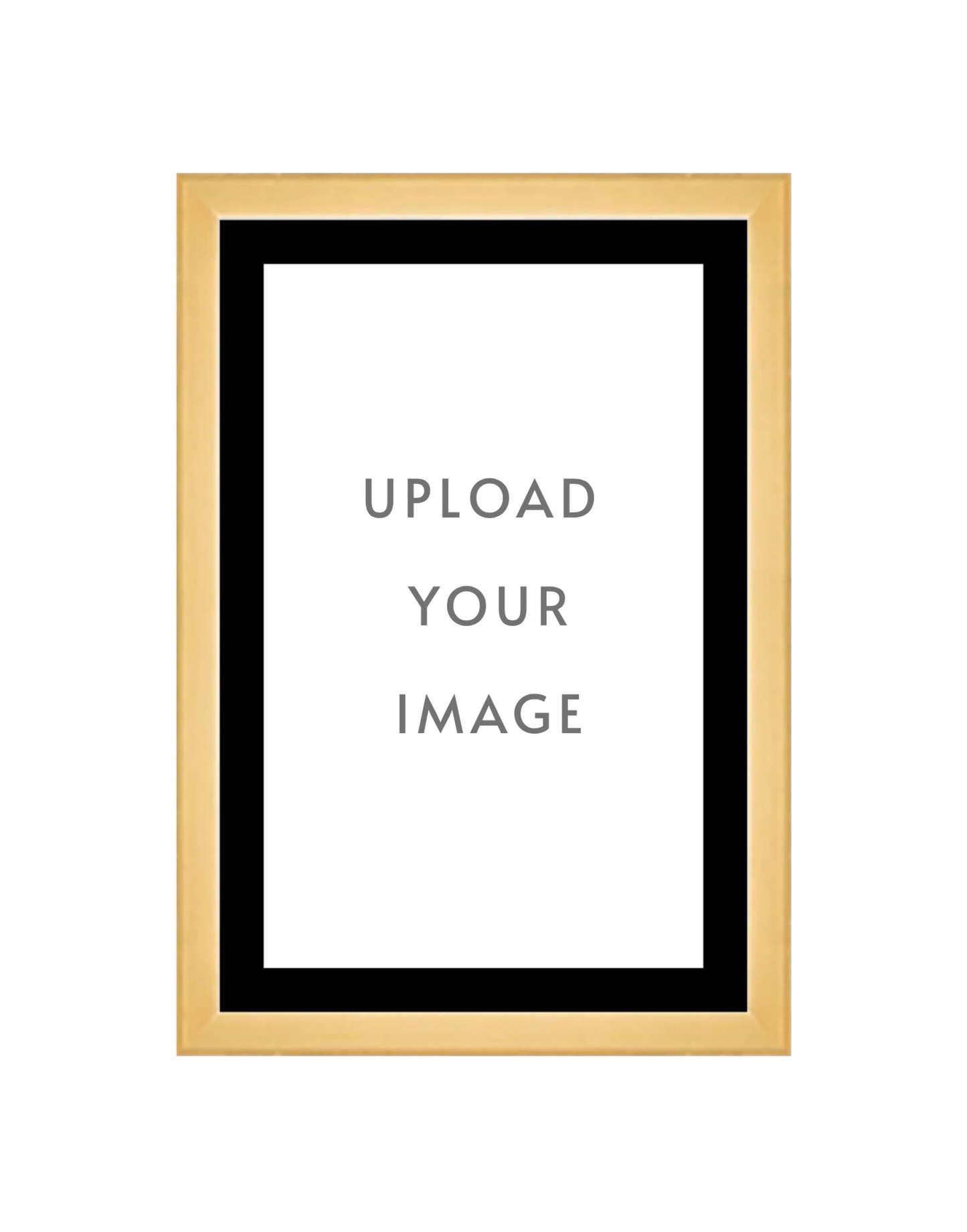 4.1 GOLD FRAME 12x18 black matting