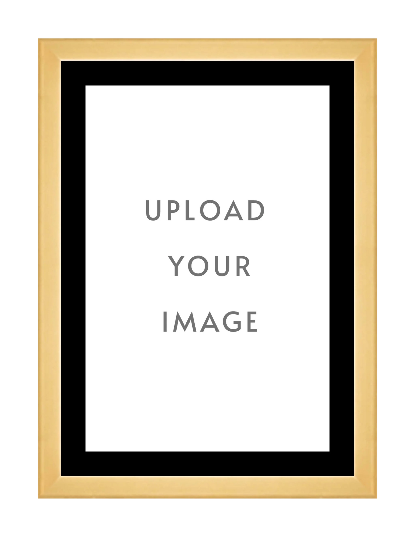4.1 GOLD FRAME 24x34 black matting
