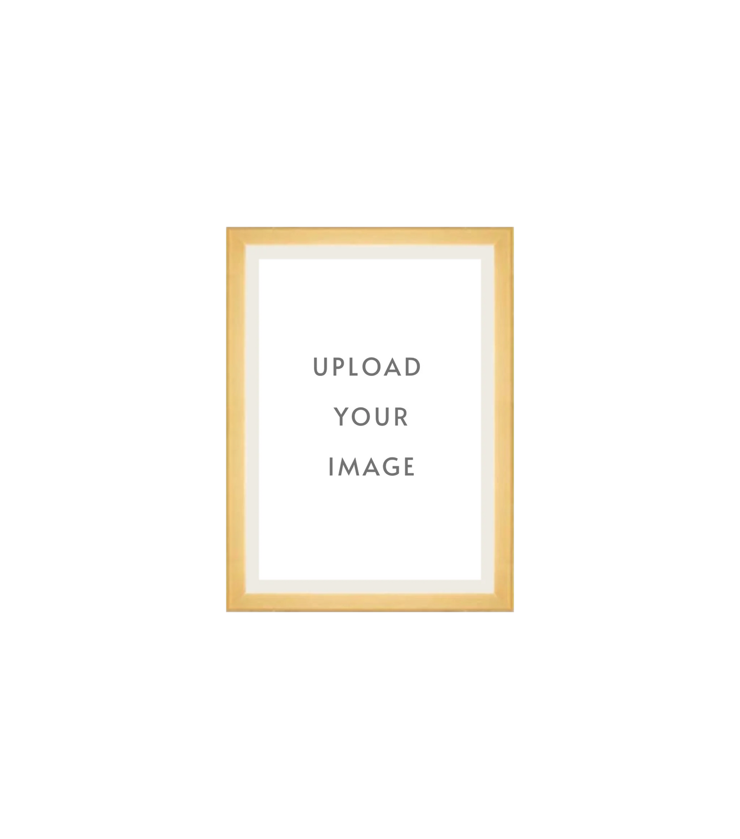 4.2 GOLD FRAME 5x7 off white matting
