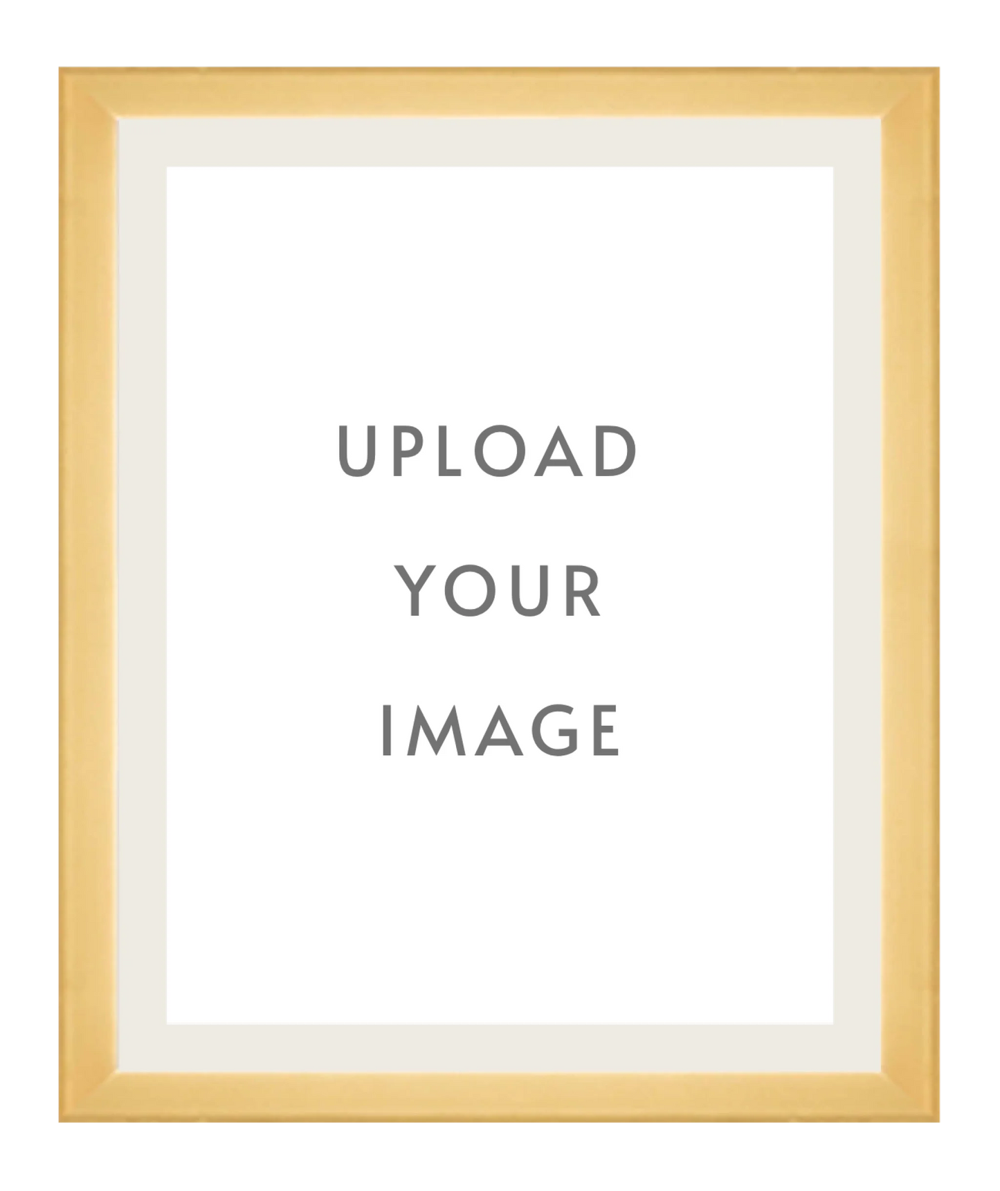 4.2 GOLD FRAME 32x40 off white matting