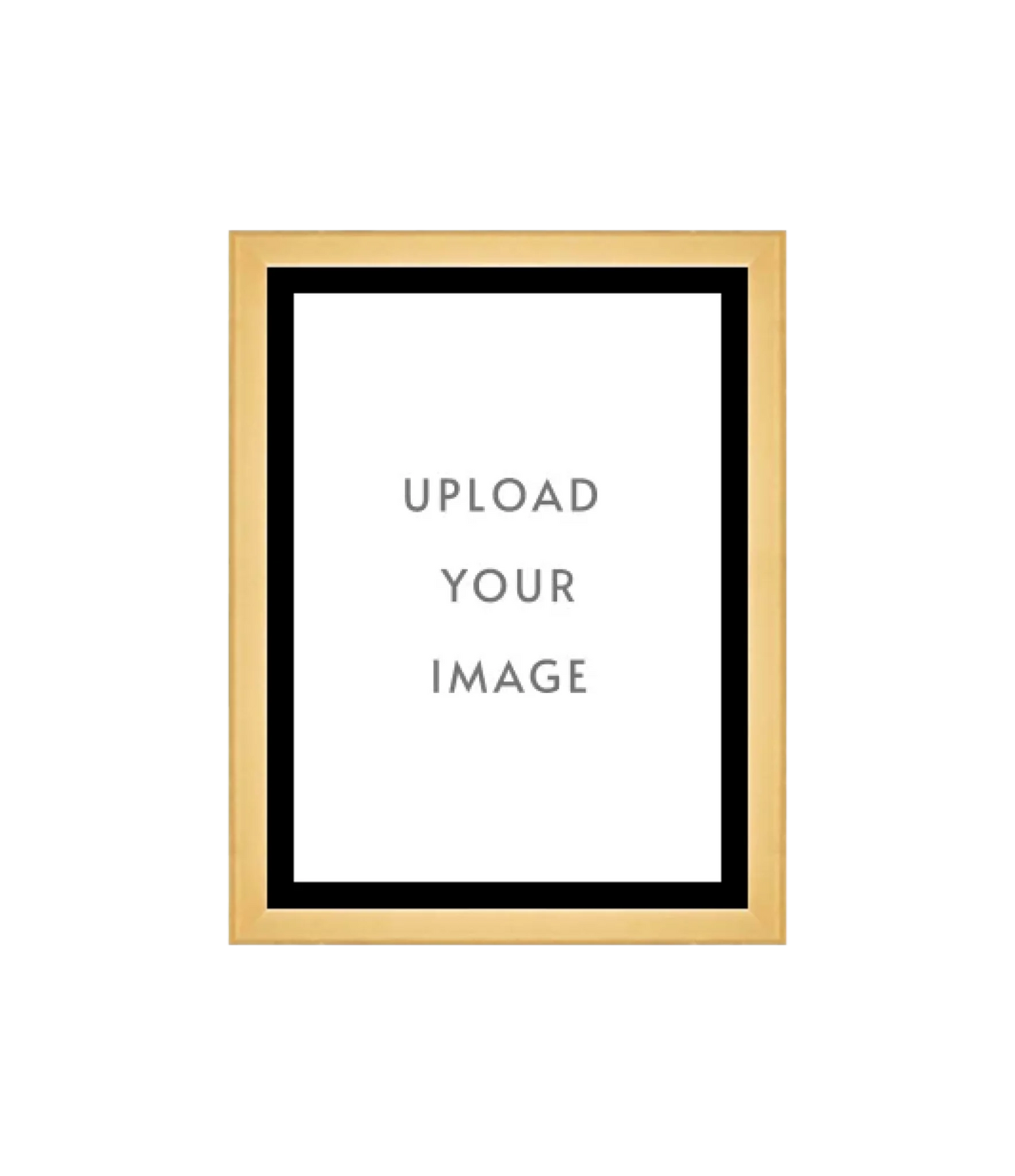 4.1 GOLD FRAME 9x12 black matting