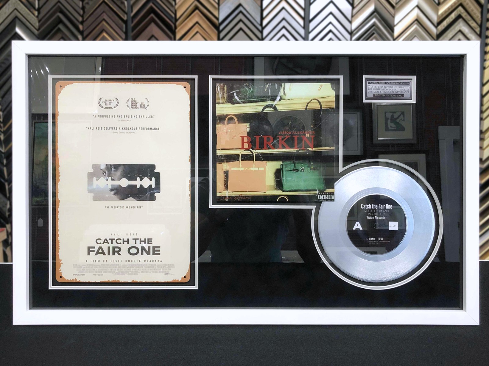 Album layout — cover and disc together