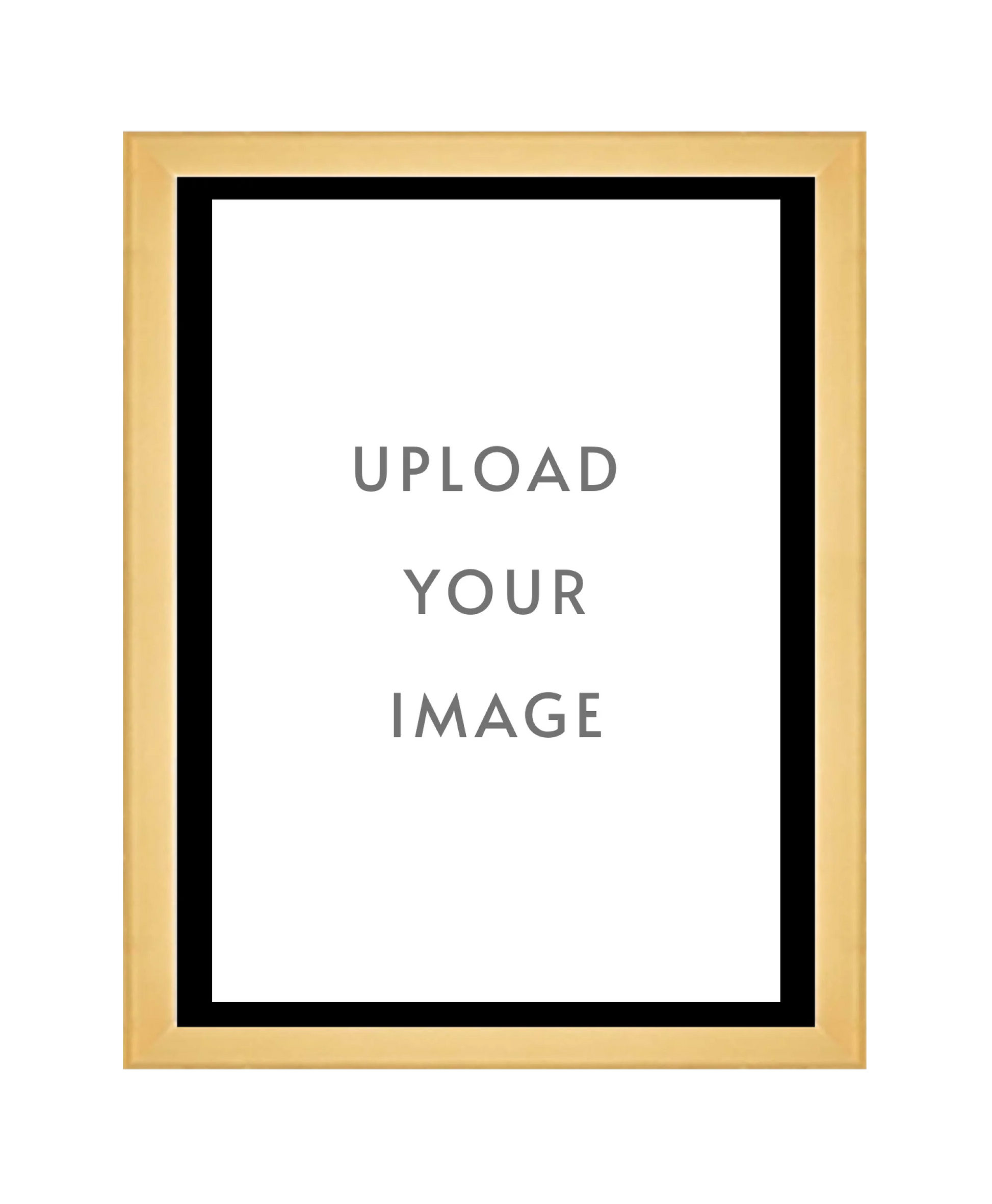 4.1 GOLD FRAME  18x24 black matting
