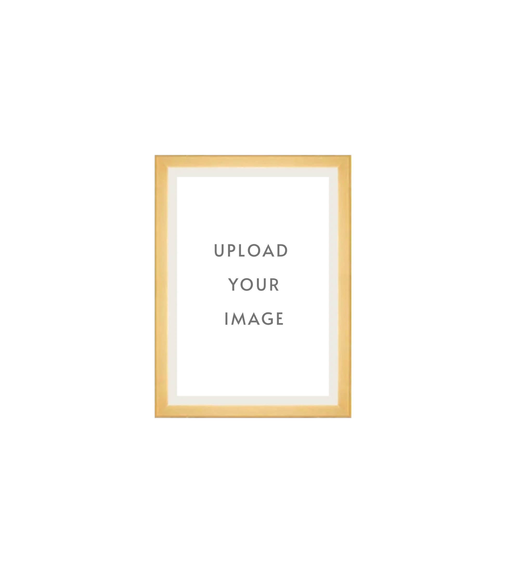 4.2 GOLD FRAME 5x7 off white matting