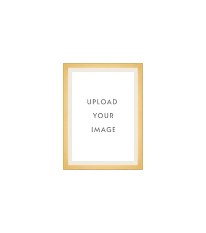4.2 GOLD FRAME 5x7 off white matting
