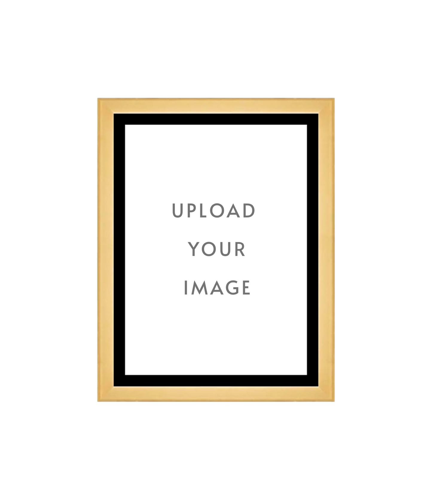 4.1 GOLD FRAME  9x12 black matting