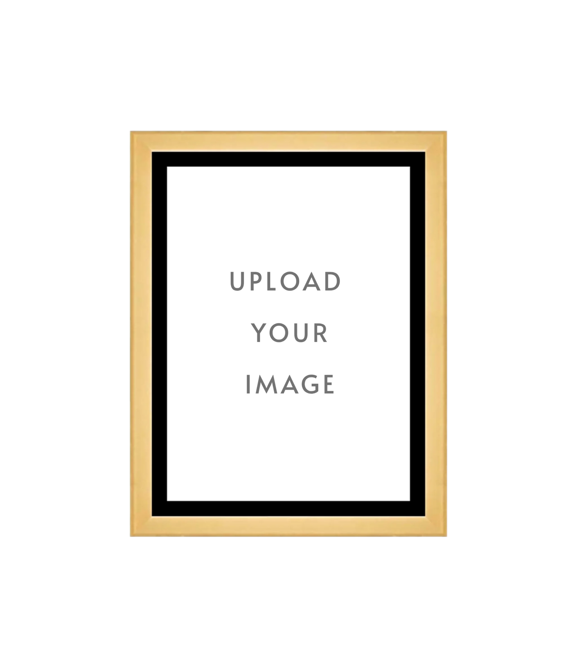 4.1 GOLD FRAME  9x12 black matting