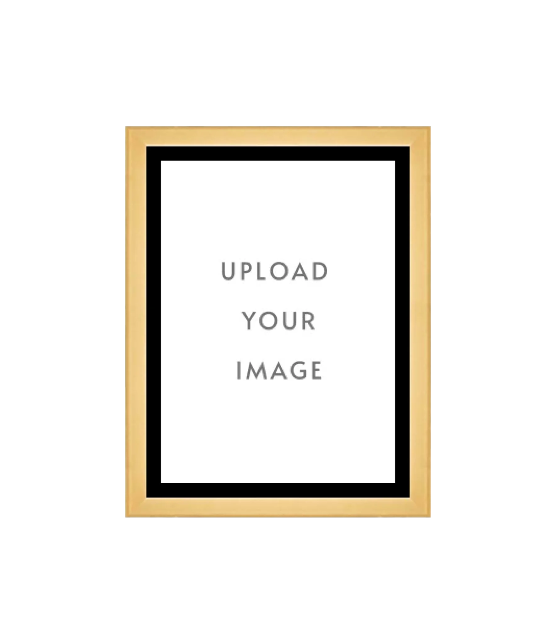 4.1 GOLD FRAME  9x12 black matting