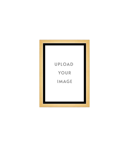 4.1 GOLD FRAME  5x7 black matting