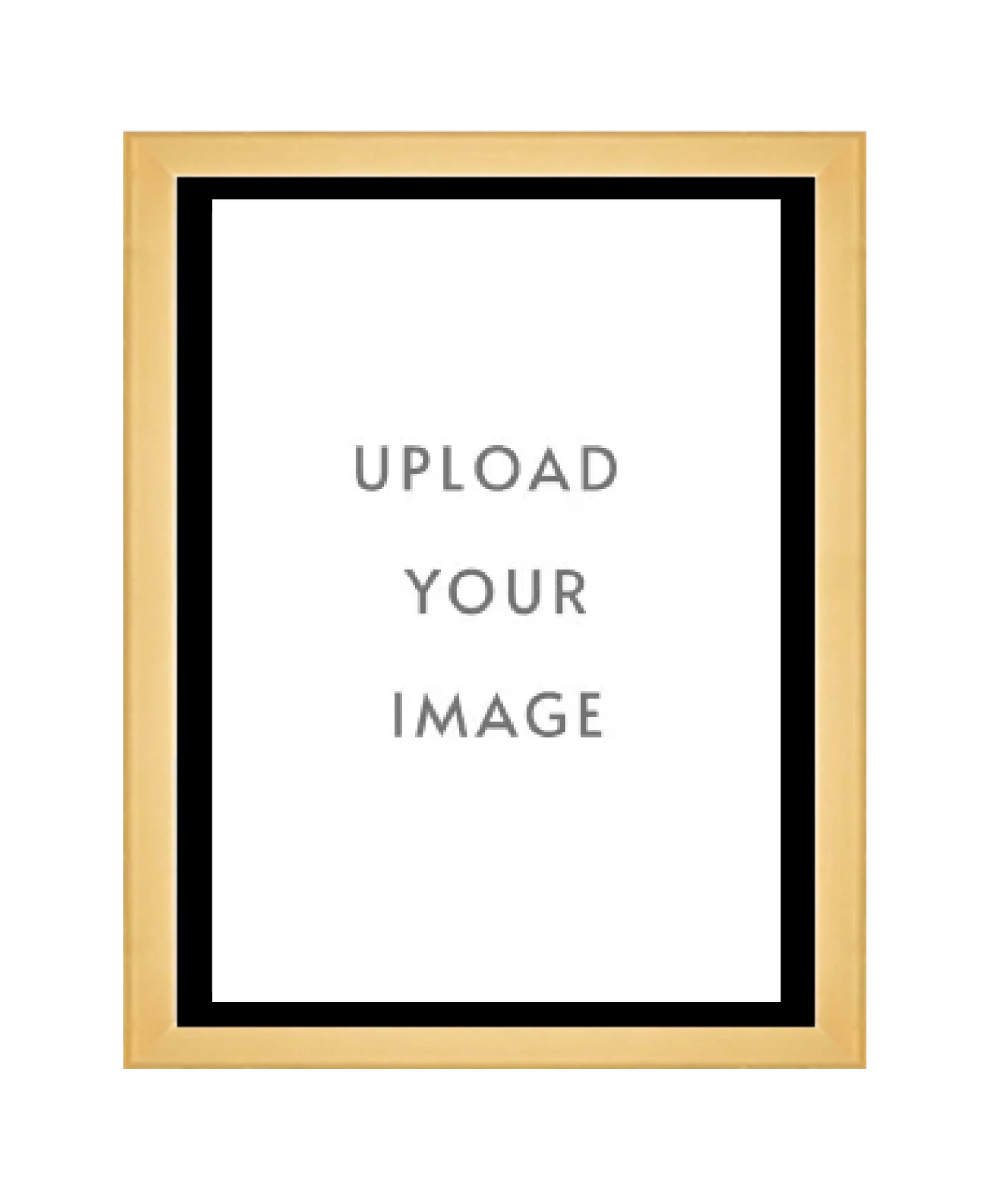 4.1 GOLD FRAME  18x24 black matting