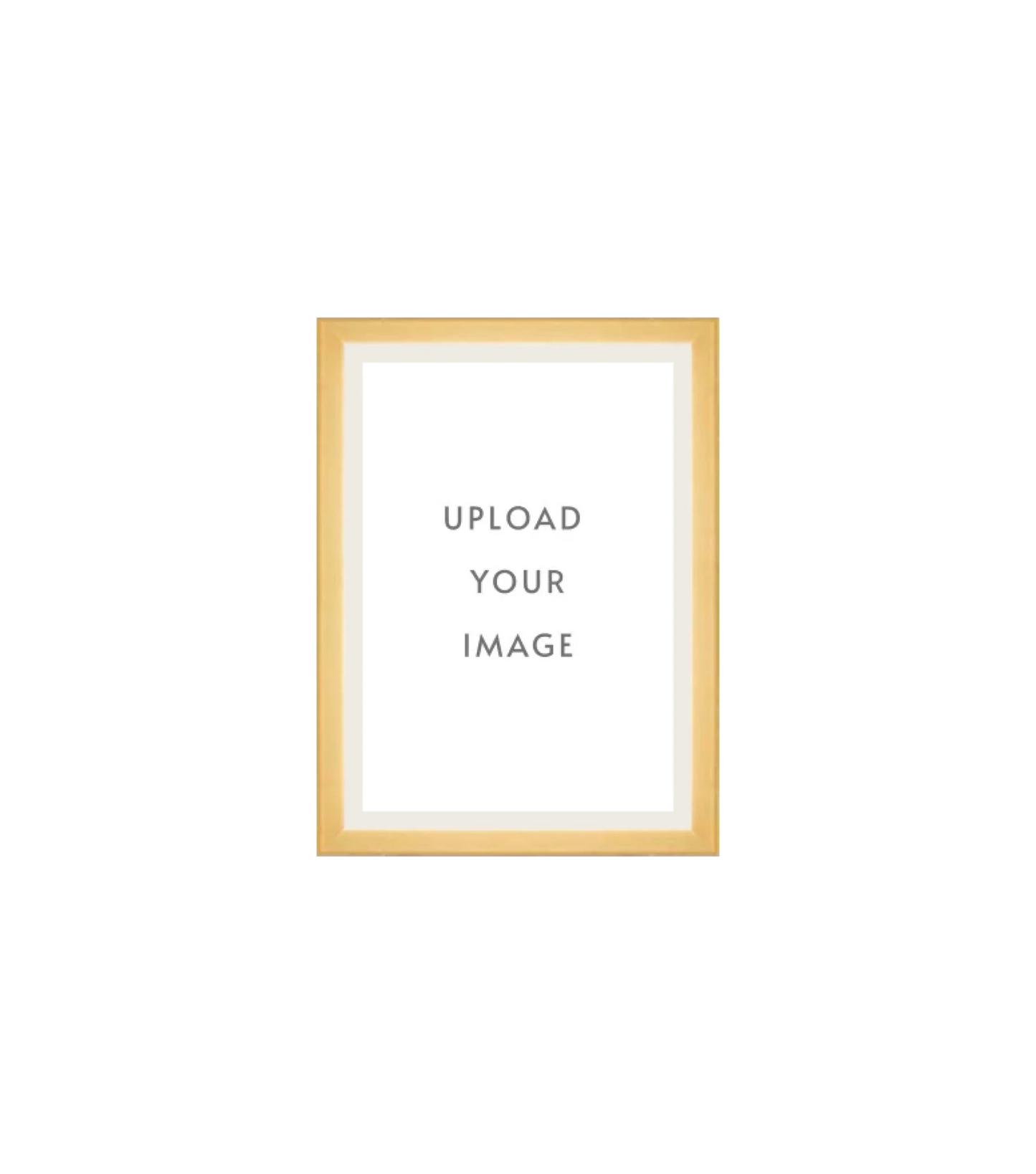 4.2 GOLD FRAME 5x7 off white matting