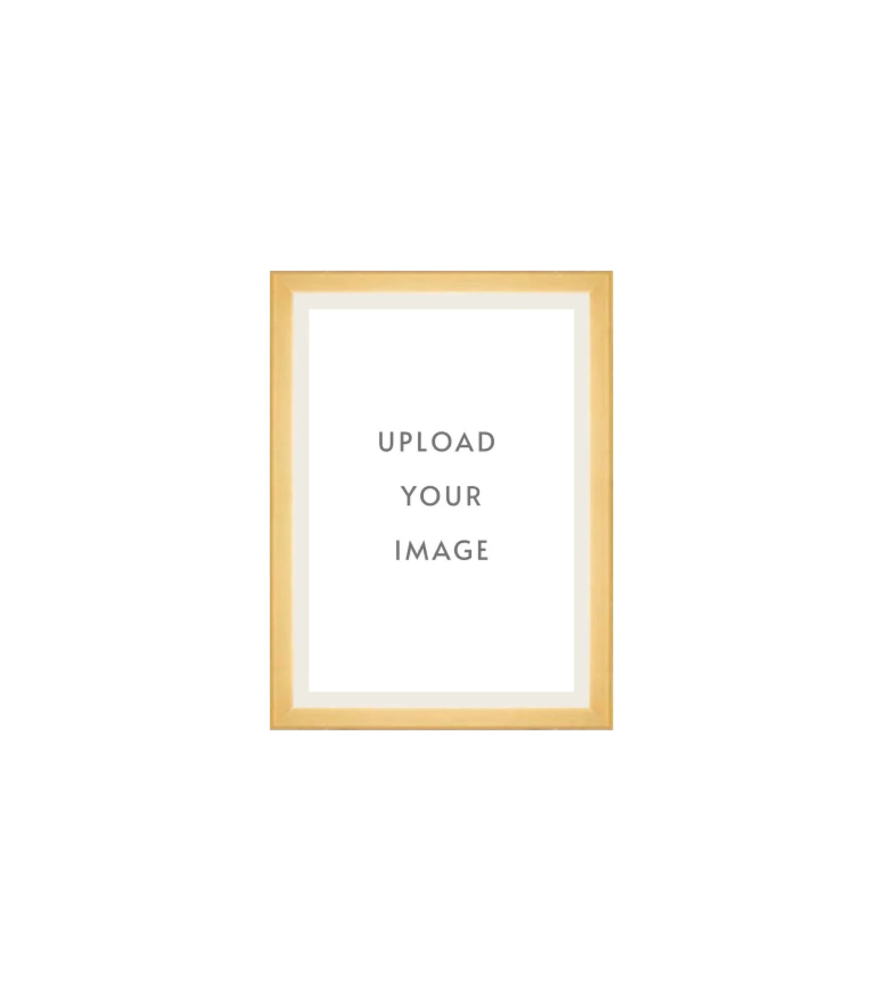 4.2 GOLD FRAME 5x7 off white matting