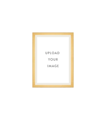 4.2 GOLD FRAME 5x7 off white matting
