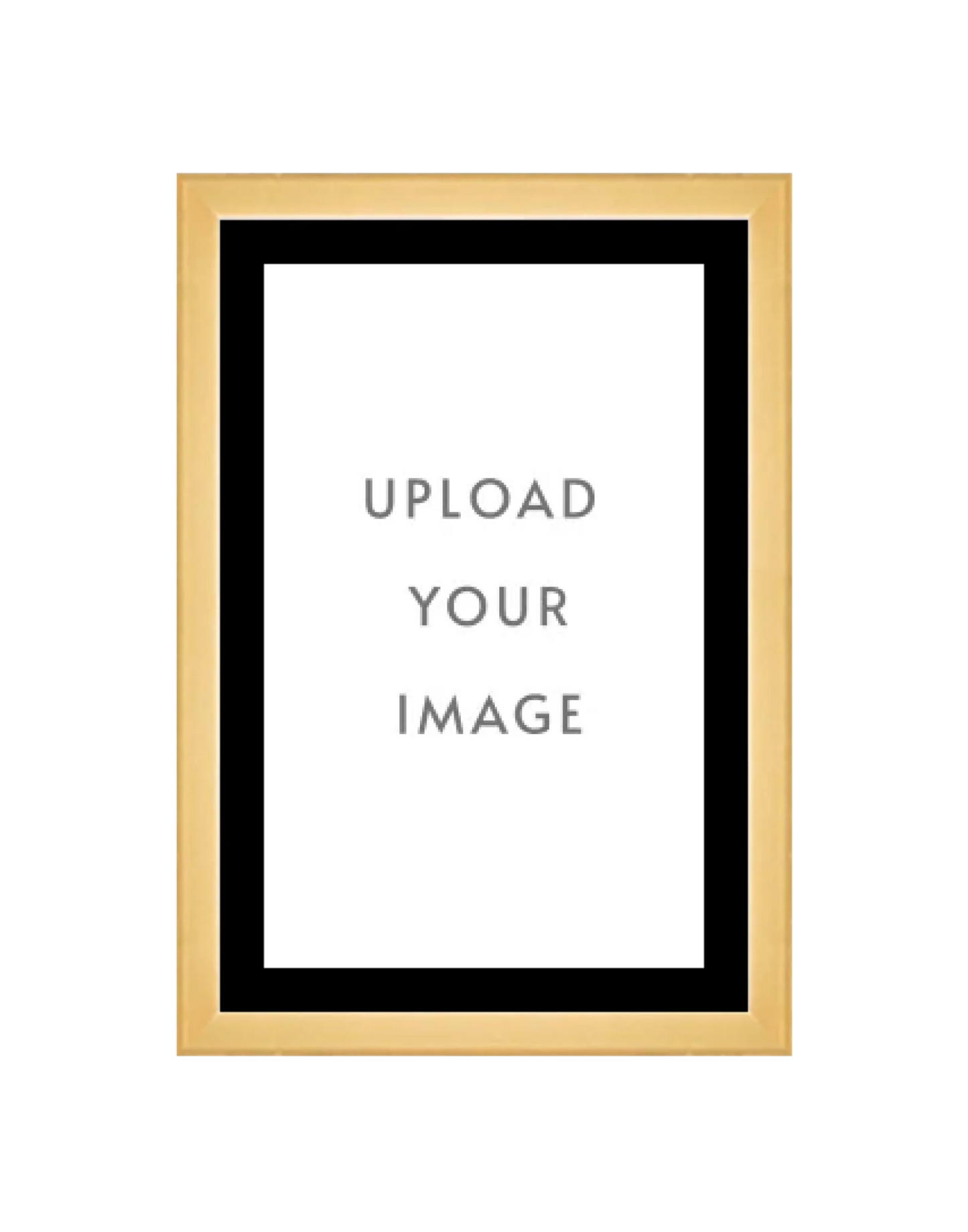 4.1 GOLD FRAME  12x18 black matting