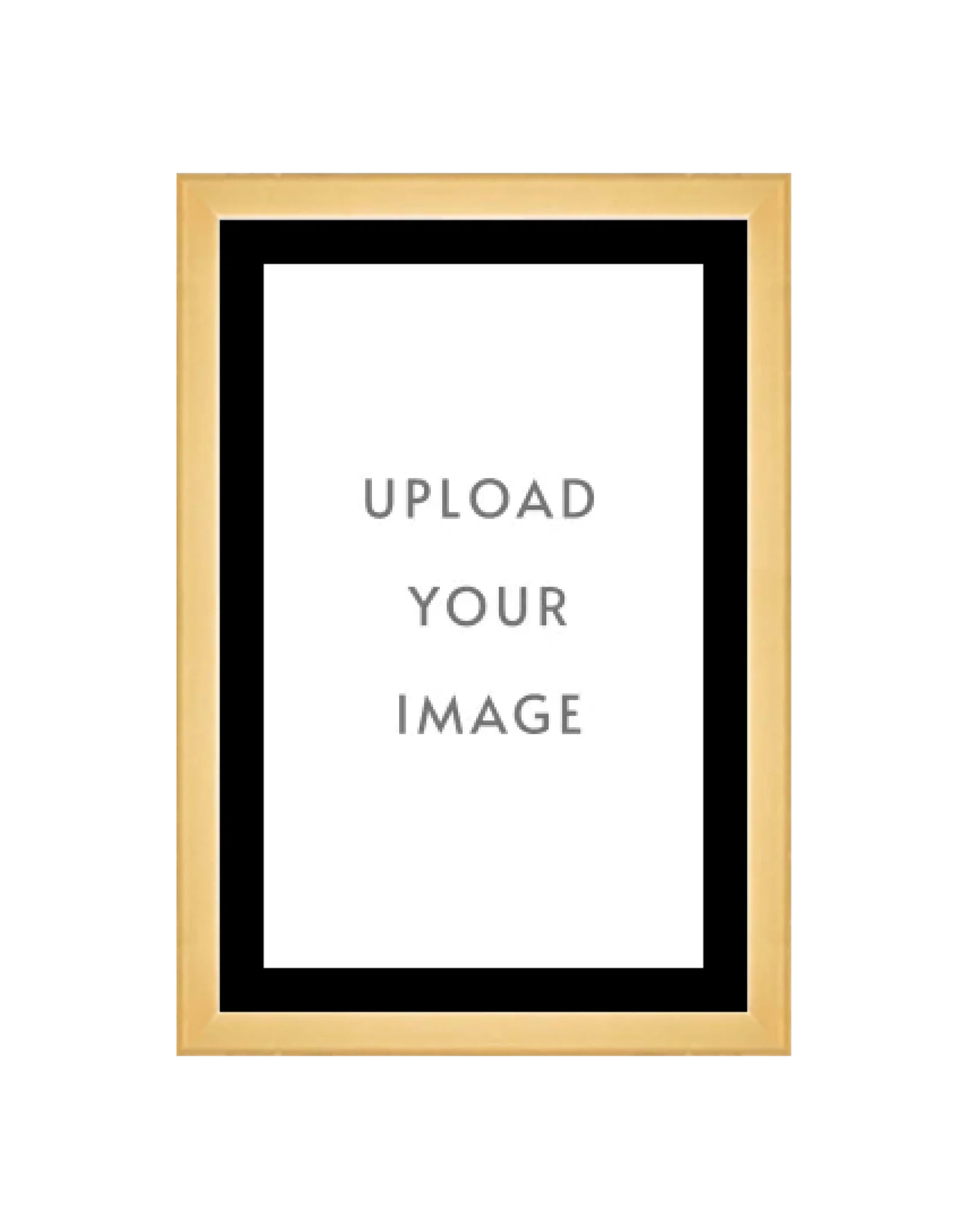 4.1 GOLD FRAME  12x18 black matting
